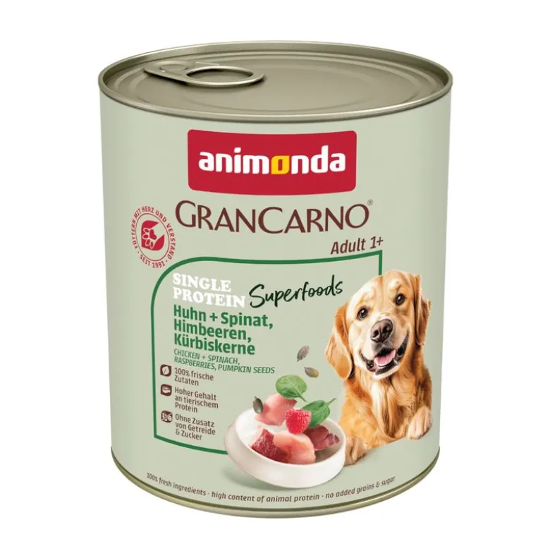 animonda GranCarno Adult Single Protein Superfoods 6 x 800 g