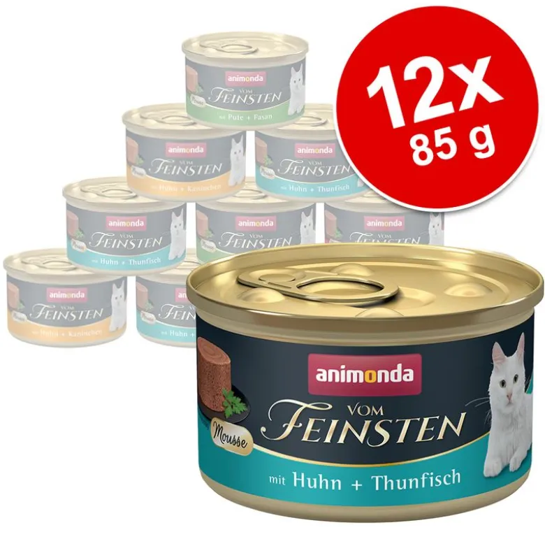 animonda Vom Feinsten Adult Mousse Mix 12 x 85 g