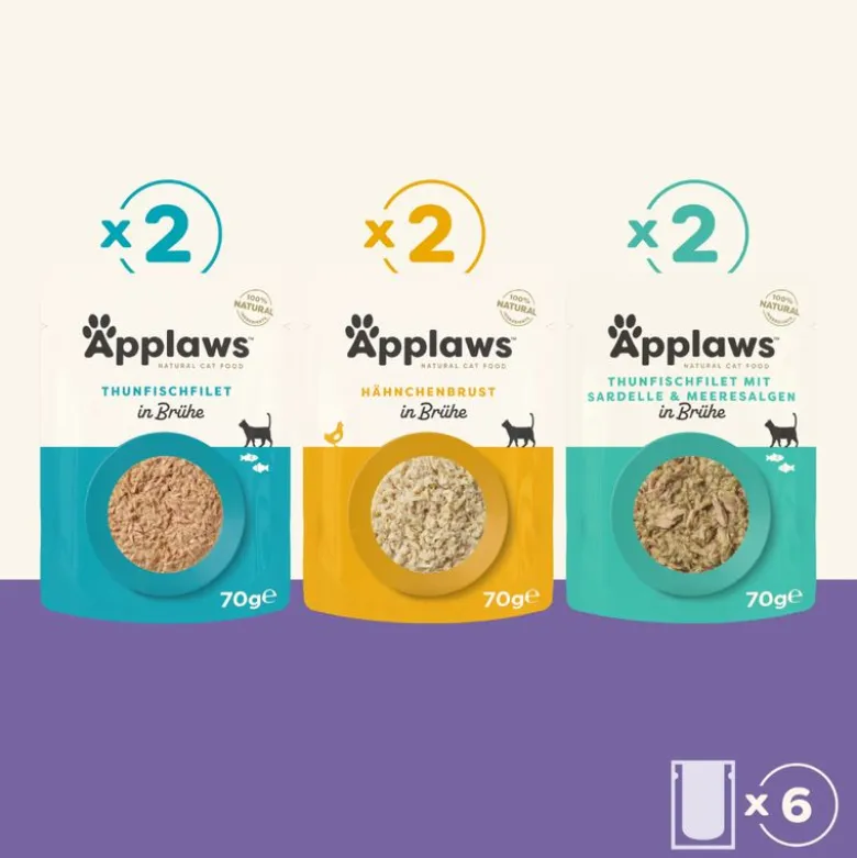 Applaws Pouch i bouillon 6 x 70 g