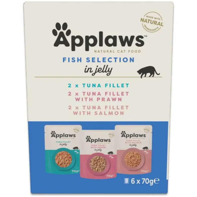 Applaws Pouch i gelé 6 x 70 g