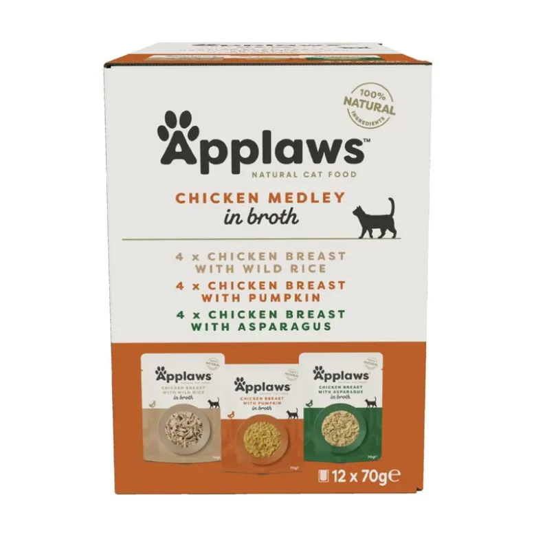 Applaws Pouch med bouillon Mix 12 x 70 g