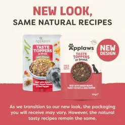 Applaws Taste Toppers Pouch i bouillon 12 x 85 g