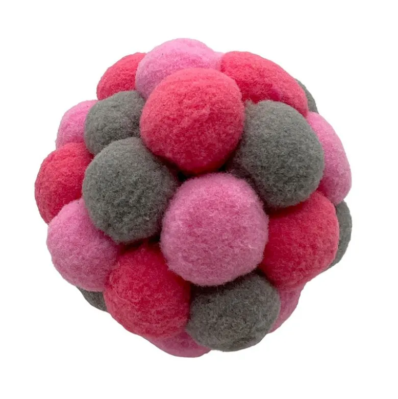 Aumüller kattelegetøjskugle Pink Plush