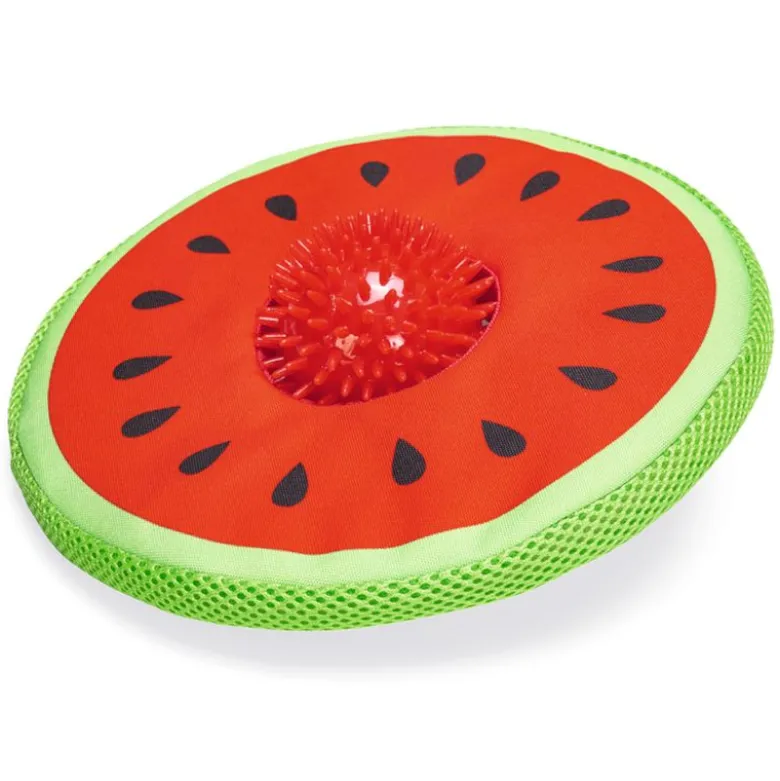 Beeztees hundelegetøj melon Spikie, rød