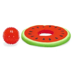 Beeztees hundelegetøj melon Spikie, rød