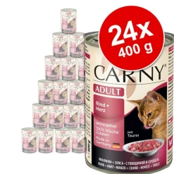 Blandet økonomipakke: 24 x 400 g Animonda Carny Adult