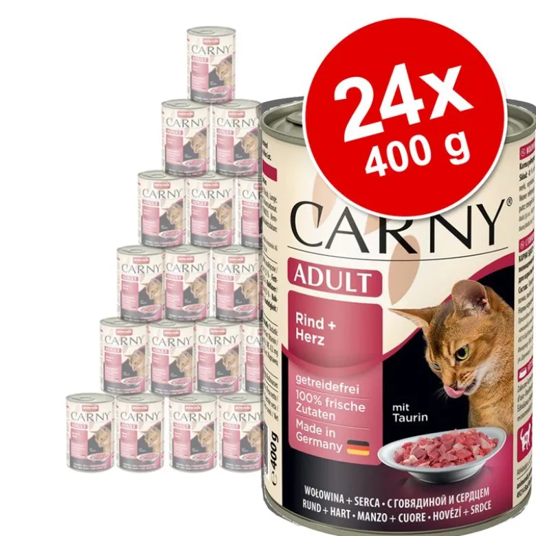 Blandet økonomipakke: 24 x 400 g Animonda Carny Adult