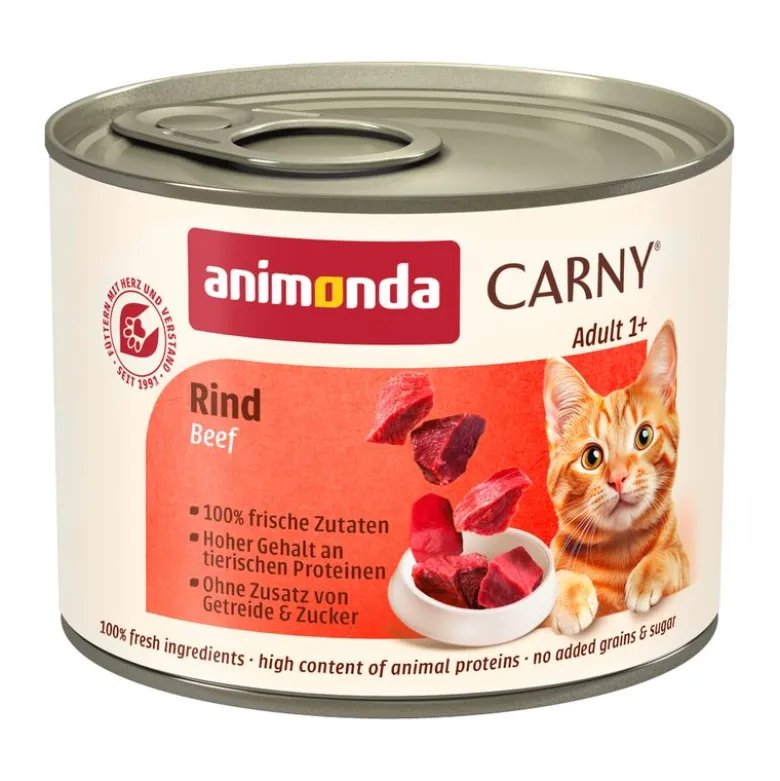 Blandet pakke: animonda Carny Adult 12 x 200 g