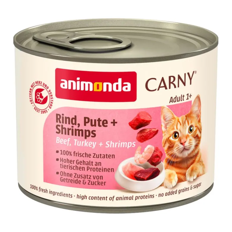 Blandet pakke: animonda Carny Adult 12 x 200 g
