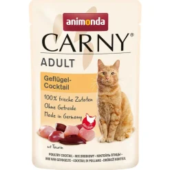 Blandet pakke: animonda Carny Pouch 8 x 85 g