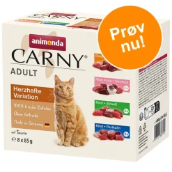 Blandet pakke: animonda Carny Pouch 8 x 85 g