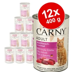 Blandet pakke: animonda Carny Adult 12 x 400 g