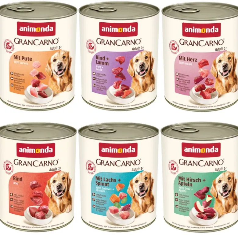 Blandet pakke: animonda GranCarno Original 12 x 800 g