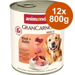 Blandet pakke: animonda GranCarno Original 12 x 800 g