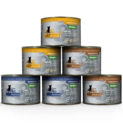 Blandet pakke catz finefood monoprotein zooplus 6 x 200 g