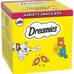 Blandet pakke: Dreamies (kylling, ost, laks)