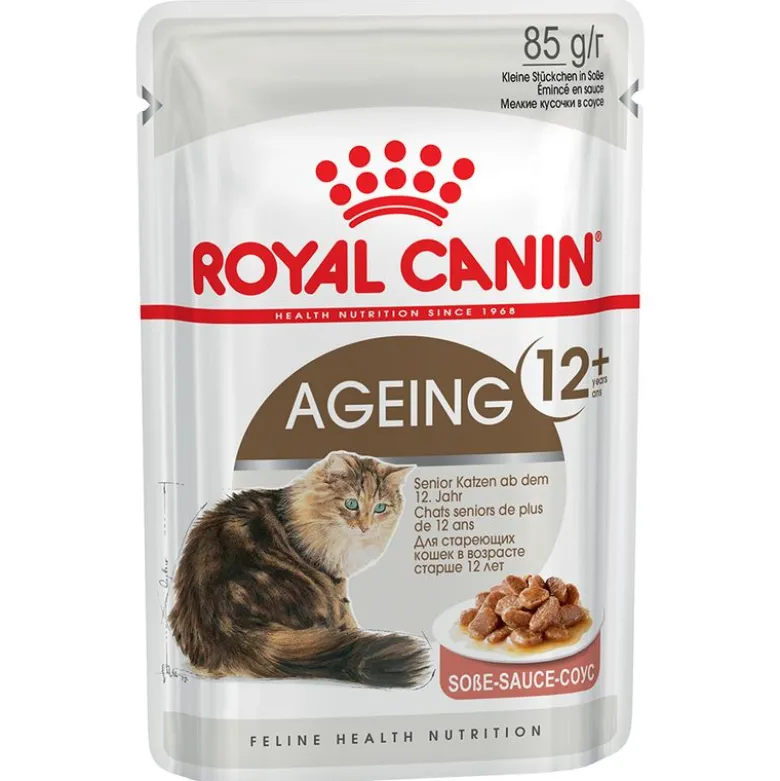 Blandet pakke: 2 kg Royal Canin kattetørfoder + 12 x 85 g Royal Canin i sauce