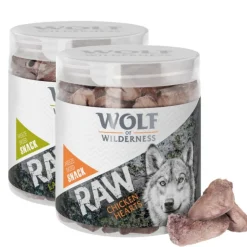 Blandet pakke med 2 slags: Wolf of Wilderness - Raw Snacks