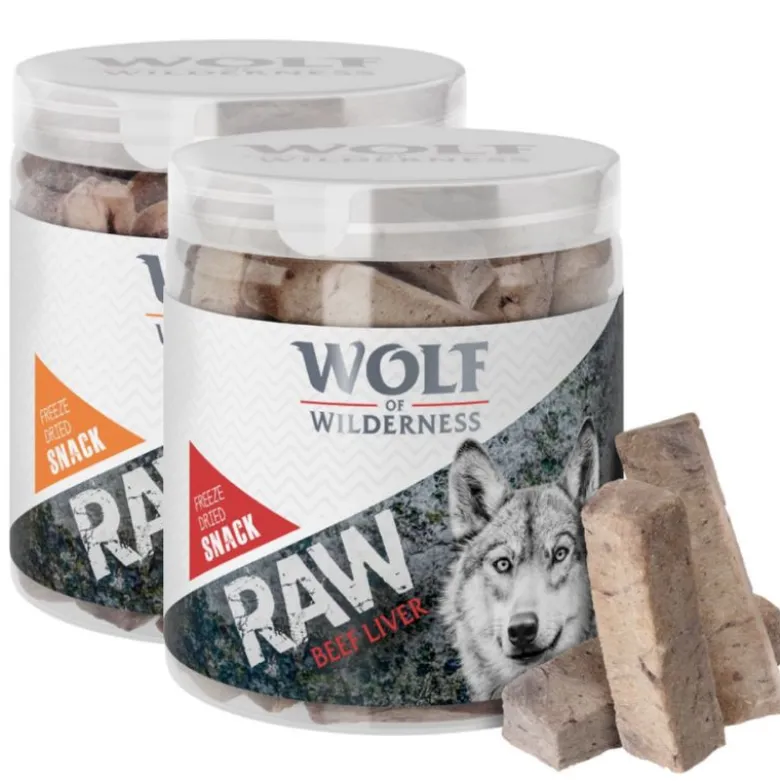 Blandet pakke med 2 slags: Wolf of Wilderness - Raw Snacks