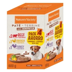 Blandet pakke: Nature's Variety Original Paté No Grain Mini 8 x 150 g