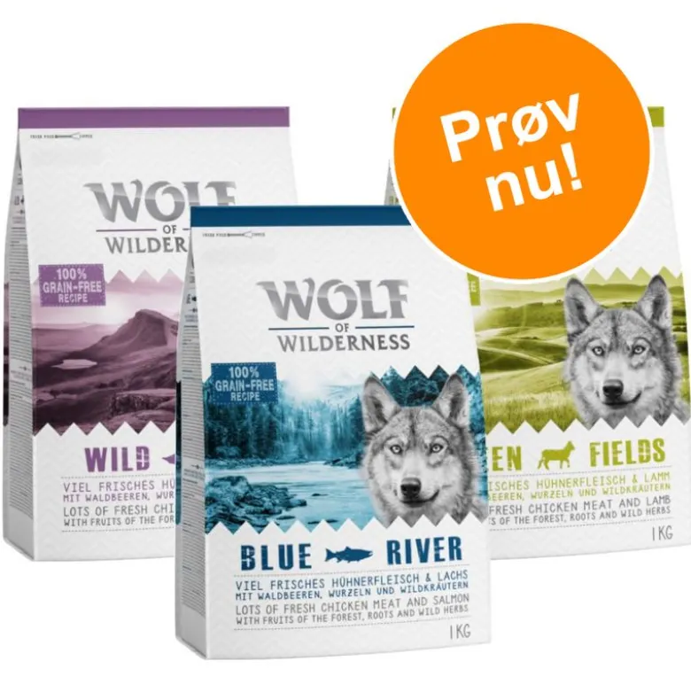 Blandet pakke: Wolf of Wilderness Adult