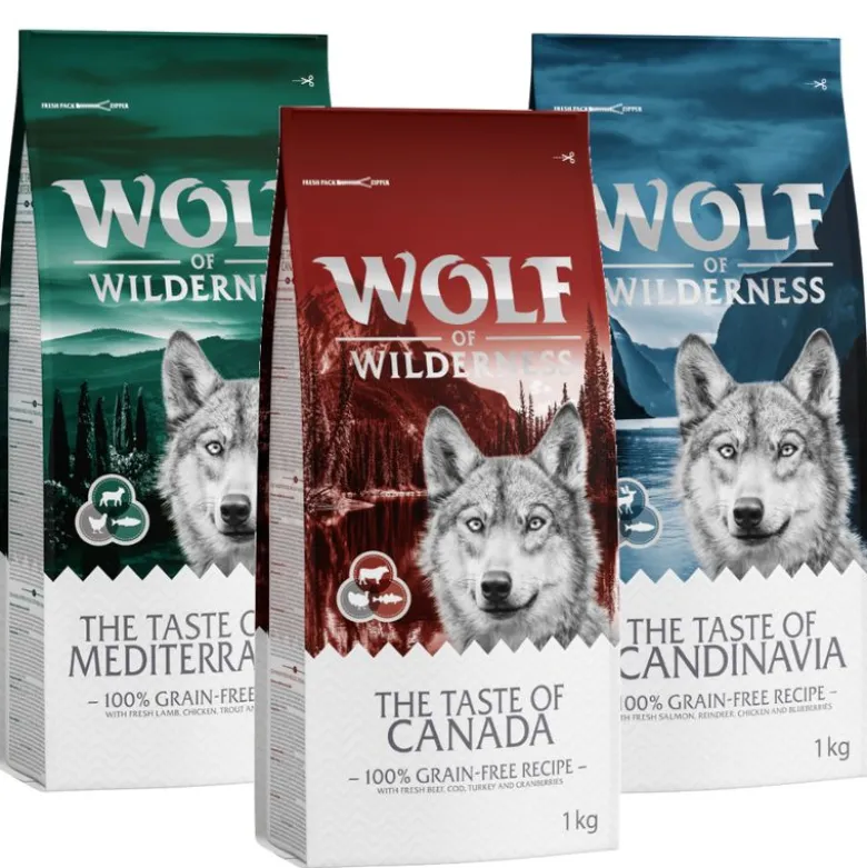 Blandet pakke: Wolf of Wilderness Adult
