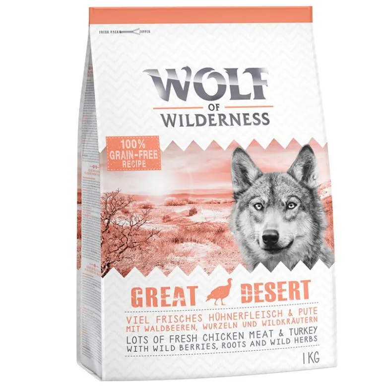 Blandet pakke: Wolf of Wilderness Adult