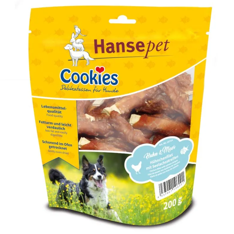 Blandet pakke: 2 x 200 g Cookies Delikatess Fiskevarianter