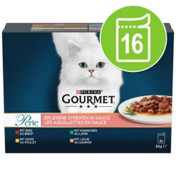 Blandet pakke: 16 x 85 g Gourmet Perle