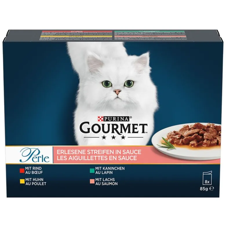 Blandet pakke: 16 x 85 g Gourmet Perle