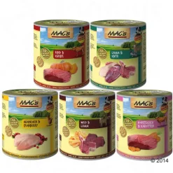 Blandet pakke: 30 x 800 g MAC's Adult