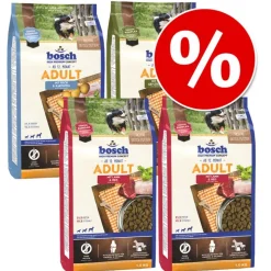 Blandet pakke: 4 x 1 kg bosch HPC Adult til særpris!
