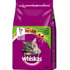 Blandet pakke: 2 x 3,8 kg Whiskas 1+