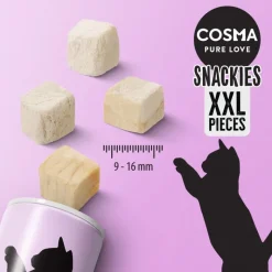 Blandet prøvepakke: Cosma Snackies XXL