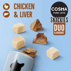 Blandet prøvepakke: Cosma snackies - DUO