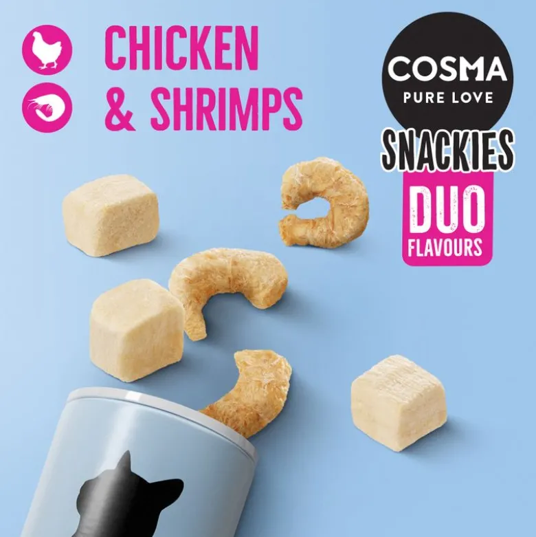 Blandet prøvepakke: Cosma snackies - DUO