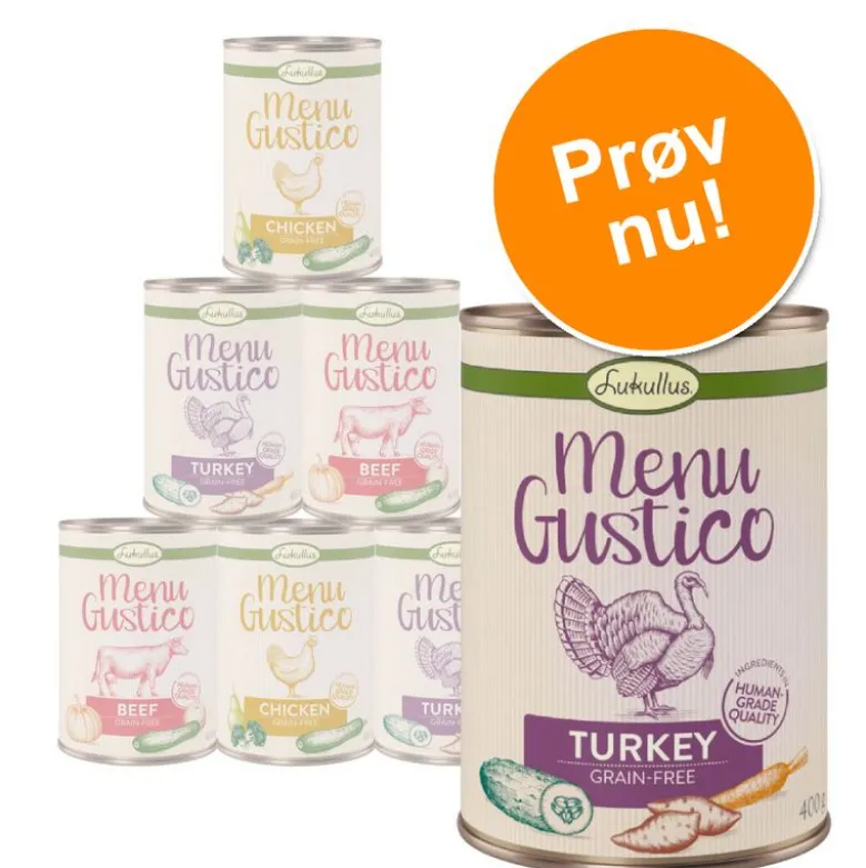 Blandet prøvepakke: Lukullus Menu Gustico