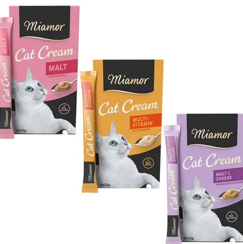 Blandet prøvepakke: Miamor Cat Snack Creams