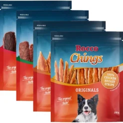 Blandet prøvepakke Rocco Chings hundesnacks