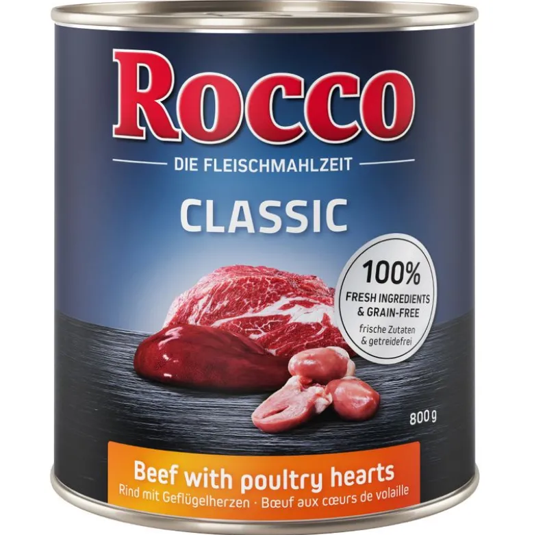 Blandet prøvepakke: Rocco Classic 6 x 800 g