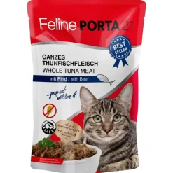 Blandet prøvepakke: 6 x 100 g Feline Porta 21