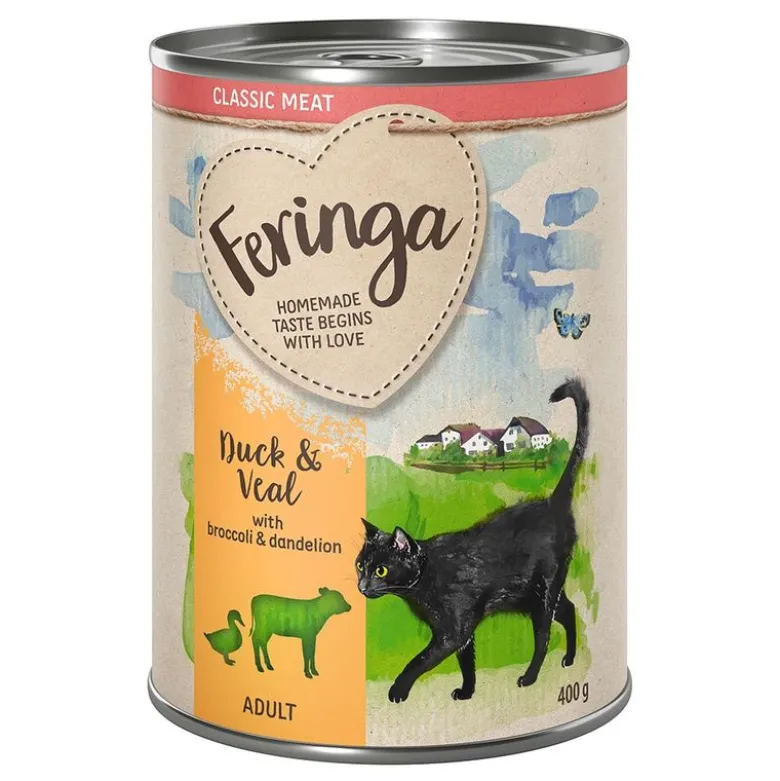 Blandet prøvepakke: 6 x 400 g Feringa Classic Meat Menu