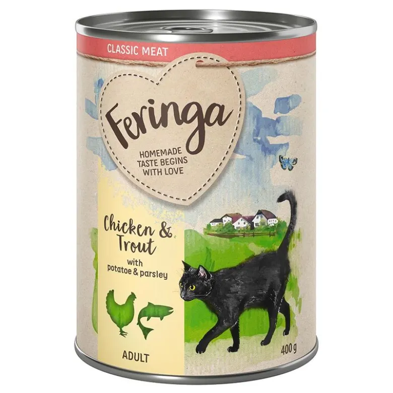 Blandet prøvepakke: 6 x 400 g Feringa Classic Meat Menu