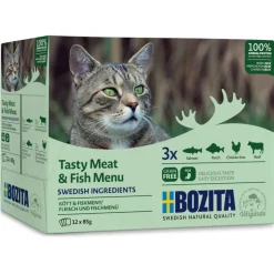 Bozita bidder i gelé i blandingspakke 12 x 85 g