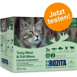 Bozita bidder i gelé i blandingspakke 12 x 85 g