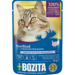 Bozita Bidder i gelé Sterilised 12 x 85 g