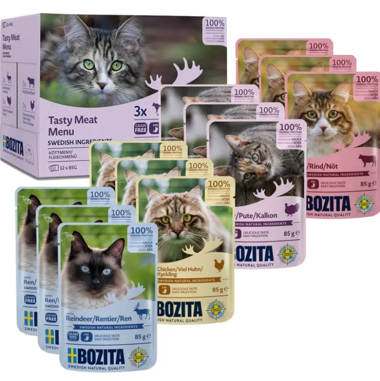 Bozita bidder i sauce pose 12 x 85 g
