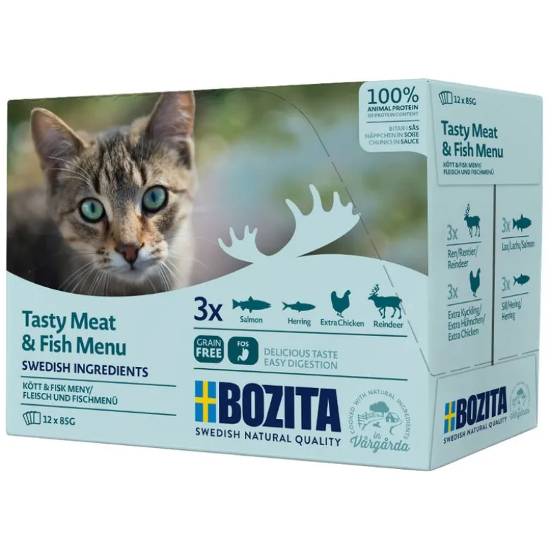Bozita bidder i sauce pose 12 x 85 g