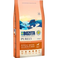 Bozita Grain Free Laks & Okse til små hunde