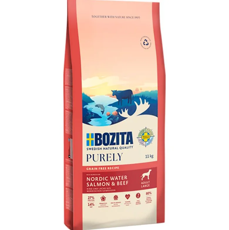 Bozita Grain Free Laks & Okse til store hunde